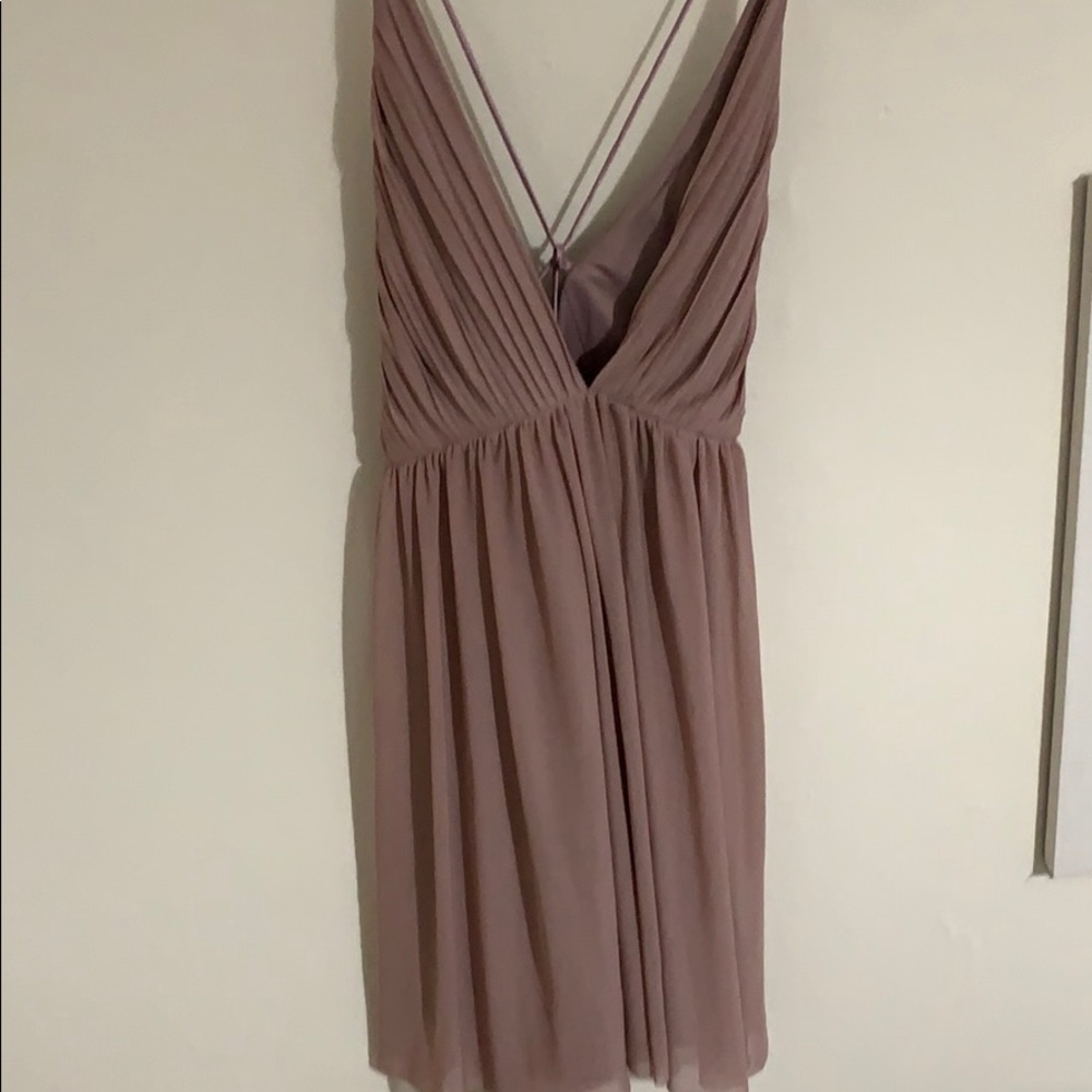 Blush v dress